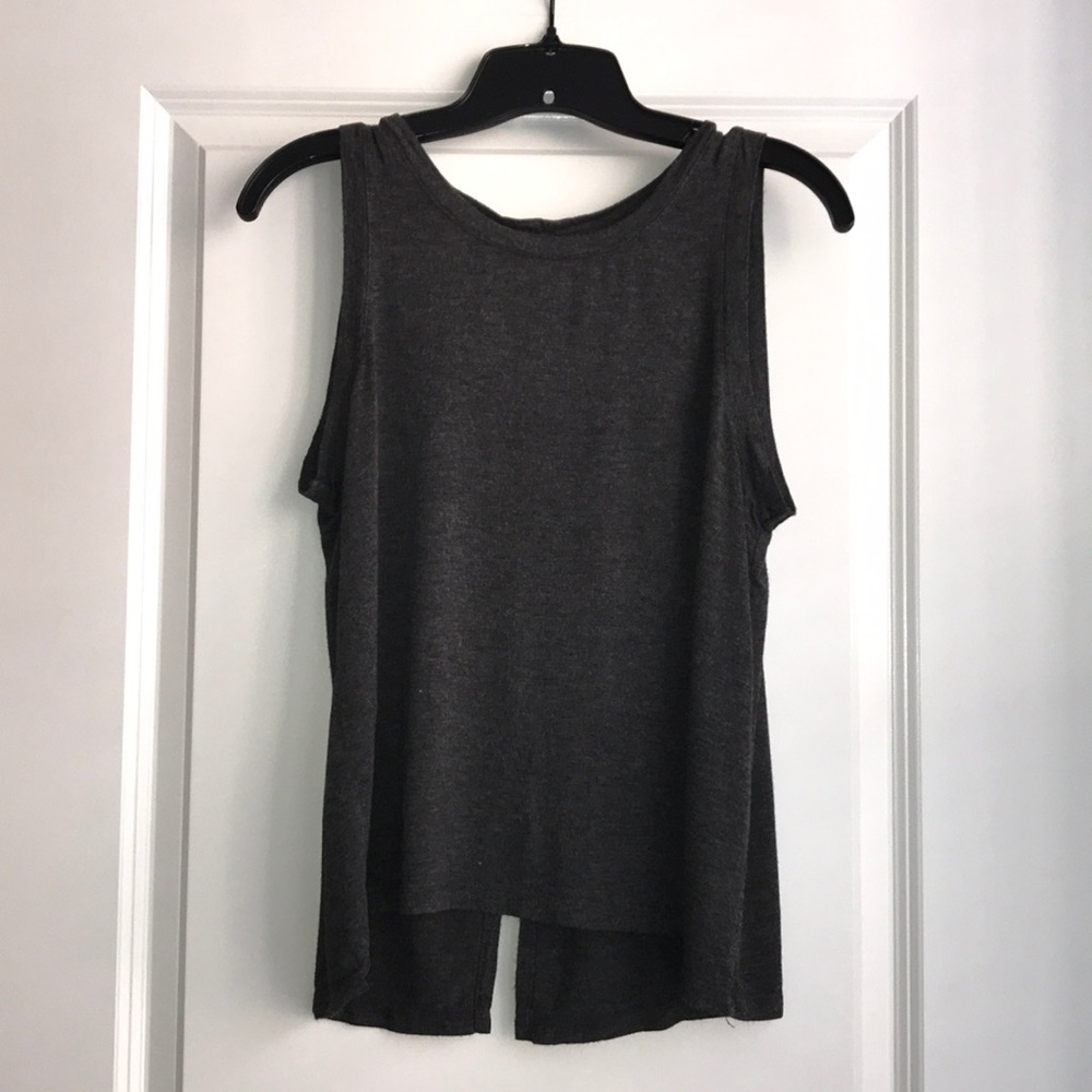Tank Top with Back Slit